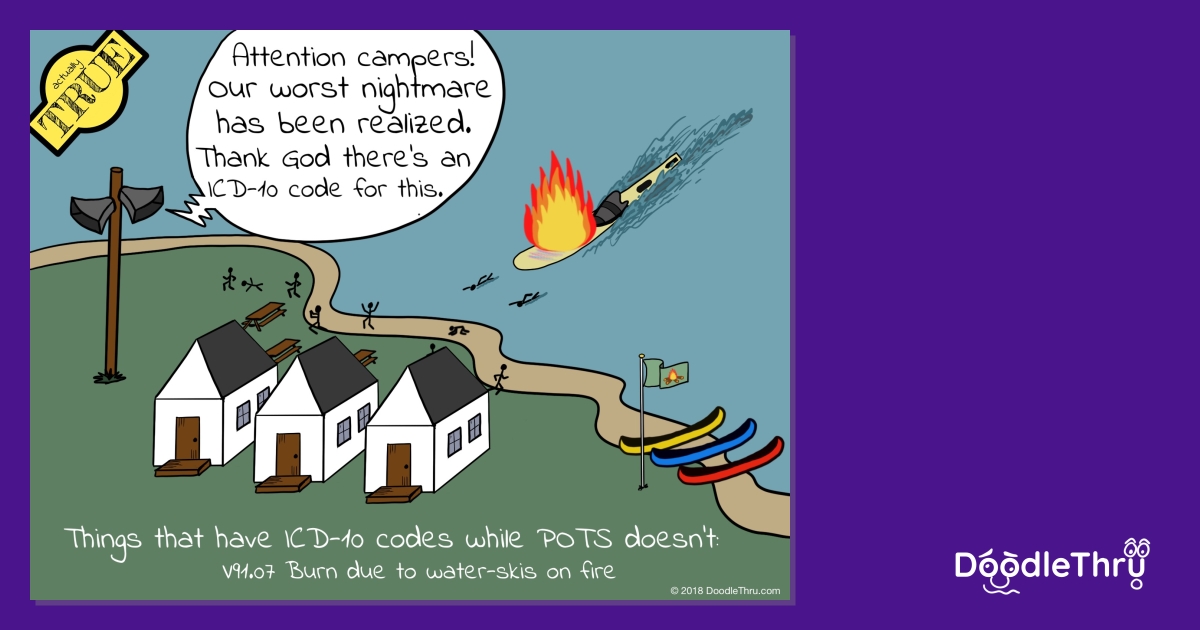 POTS vs waterskis on fire